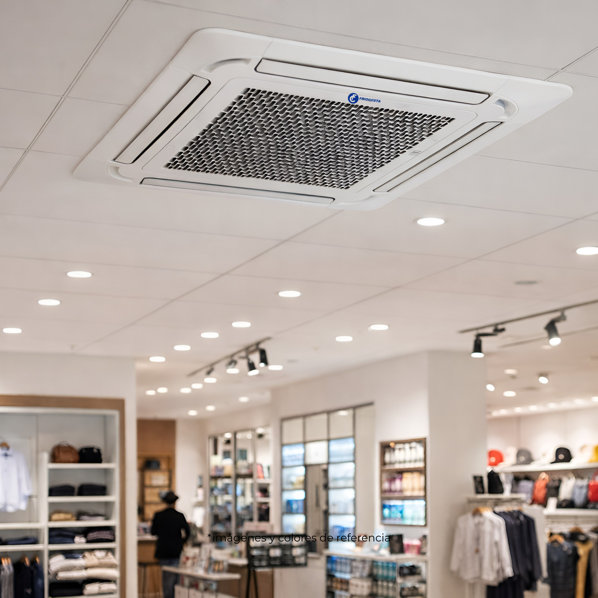 Aire Acondicionado Casete Inverter R-410 220V-1PH Capacidad de 36.000 BTU Vertical Marca FRIOCOSTA